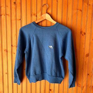 Velva Sheen 80's Vintage Blue Sweater